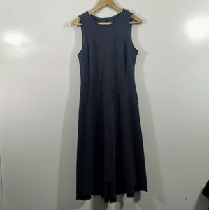 F.L.P. Dark Gray Sleeveless Hi-Lo Dress